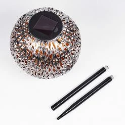 Hofstein Samoao Solarleuchte LED Schwarz, Silber, Kupferfarben, 1-flammig -Günstiges Solarleuchten Geschäft samoao solarleuchte h3418864 4