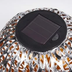 Hofstein Samoao Solarleuchte LED Schwarz, Silber, Kupferfarben, 1-flammig -Günstiges Solarleuchten Geschäft samoao solarleuchte h3418864 5