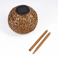 Hofstein Samoao Solarleuchte LED Schwarz, Rostfarben, 1-flammig -Günstiges Solarleuchten Geschäft samoao solarleuchte h3418888 4