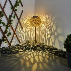 Hofstein Samoao Solarleuchte LED Schwarz, Rostfarben, 1-flammig -Günstiges Solarleuchten Geschäft samoao solarleuchte h3418888 6