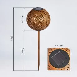 Hofstein Samoao Solarleuchte LED Schwarz, Rostfarben, 1-flammig 15 Hofstein Samoao Solarleuchte LED Schwarz, Rostfarben, 1-flammig -Günstiges Solarleuchten Geschäft samoao solarleuchte h3419939 3