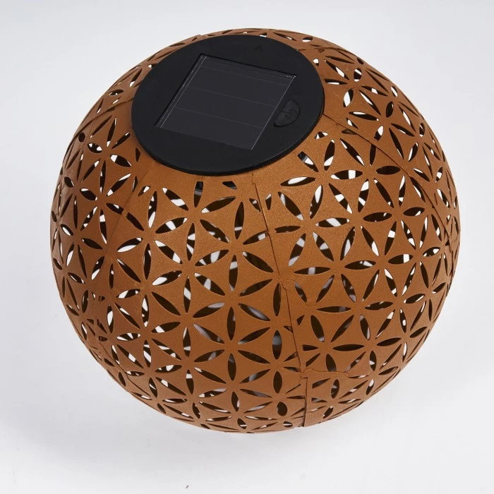 Hofstein Samoao Solarleuchte LED Schwarz, Rostfarben, 1-flammig 10 Hofstein Samoao Solarleuchte LED Schwarz, Rostfarben, 1-flammig – Bild 8