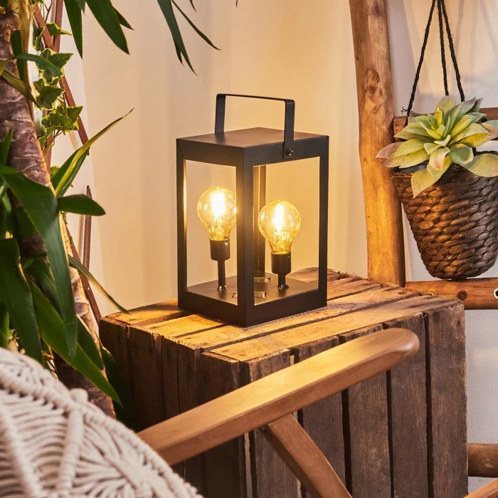 Hofstein Sciolze Solarleuchte LED Schwarz, Transparent, Klar, 2-flammig 13 Hofstein Sciolze Solarleuchte LED Schwarz, Transparent, Klar, 2-flammig – Bild 11