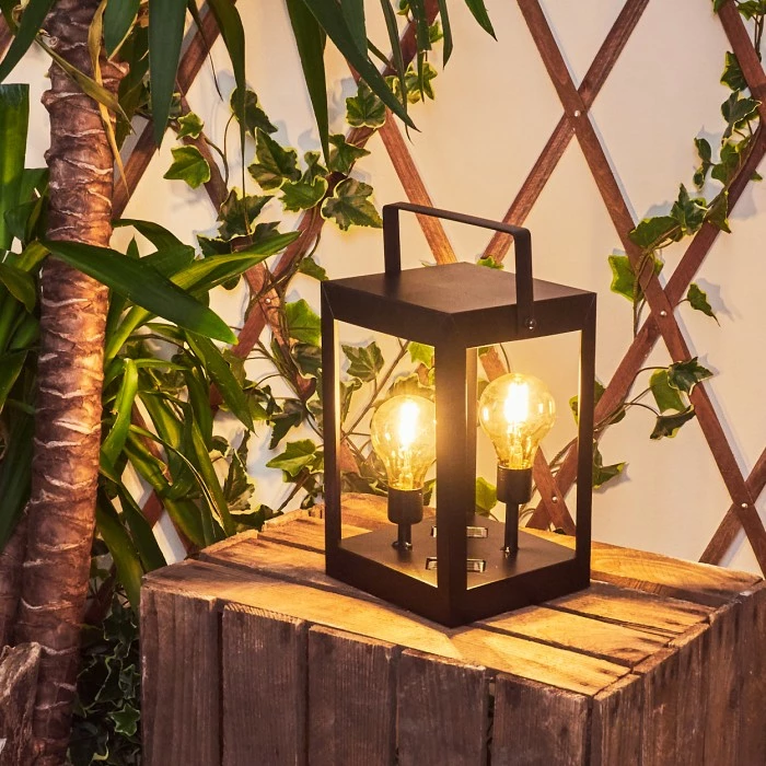 Hofstein Sciolze Solarleuchte LED Schwarz, Transparent, Klar, 2-flammig 9 Hofstein Sciolze Solarleuchte LED Schwarz, Transparent, Klar, 2-flammig – Bild 7