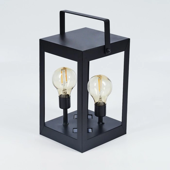 Hofstein Sciolze Solarleuchte LED Schwarz, Transparent, Klar, 2-flammig 10 Hofstein Sciolze Solarleuchte LED Schwarz, Transparent, Klar, 2-flammig – Bild 8