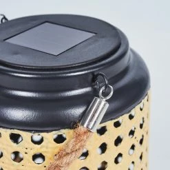 Hofstein Sessivi Solar-Tischleuchte LED Schwarz, Braun, 1-flammig -Günstiges Solarleuchten Geschäft sessivi solar tischleuchte h3409619 2