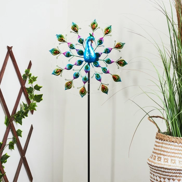 Hofstein Simané Solarleuchte LED Blau, Schwarz, Grün, Kupferfarben, 100-flammig 4 Hofstein Simané Solarleuchte LED Blau, Schwarz, Grün, Kupferfarben, 100-flammig – Bild 2