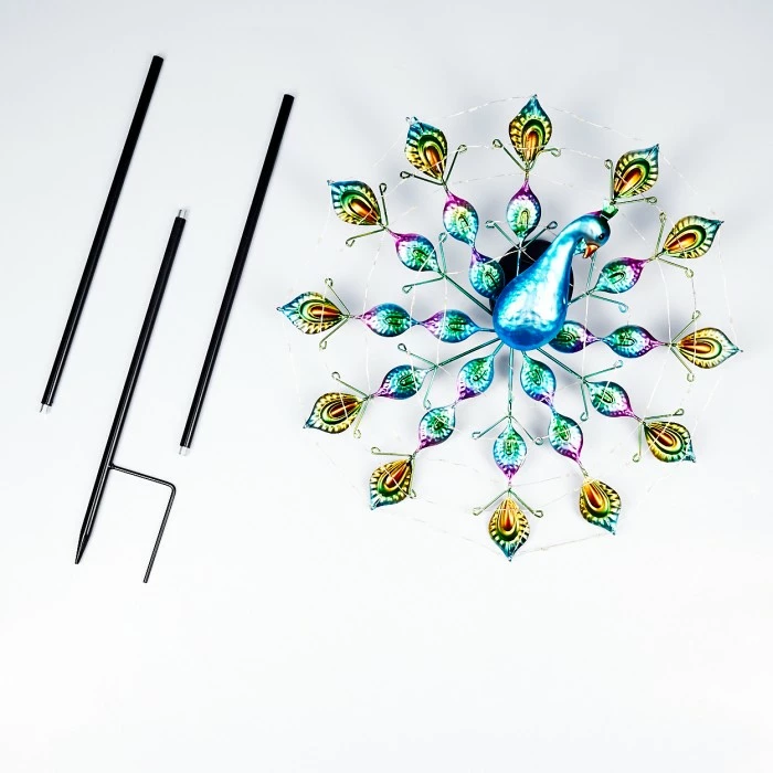 Hofstein Simané Solarleuchte LED Blau, Schwarz, Grün, Kupferfarben, 100-flammig 7 Hofstein Simané Solarleuchte LED Blau, Schwarz, Grün, Kupferfarben, 100-flammig – Bild 5