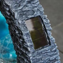 Hofstein Siviri Solarleuchte LED Blau, Grau, Transparent, Klar, 1-flammig -Günstiges Solarleuchten Geschäft siviri solarleuchte h3419243 5