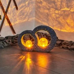 Hofstein Siviri Solarleuchte LED Blau, Grau, Transparent, Klar, 1-flammig -Günstiges Solarleuchten Geschäft siviri solarleuchte h3419243 8