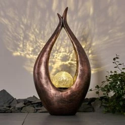 Hofstein Solarleuchten Benevento LED Bronze, 1-flammig -Günstiges Solarleuchten Geschäft solarleuchten benevento h3327821 3