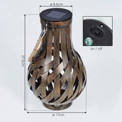 Hofstein Soulé Solarleuchte LED Braun, 1-flammig 20 Hofstein Soulé Solarleuchte LED Braun, 1-flammig -Günstiges Solarleuchten Geschäft soule solarleuchte h3391907 3
