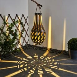 Hofstein Soulé Solarleuchte LED Braun, 1-flammig -Günstiges Solarleuchten Geschäft soule solarleuchte h3391921 3