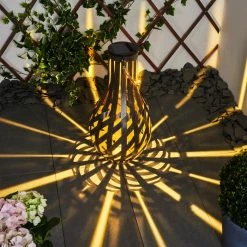 Hofstein Soulé Solarleuchte LED Braun, 1-flammig -Günstiges Solarleuchten Geschäft soule solarleuchte h3391921 5