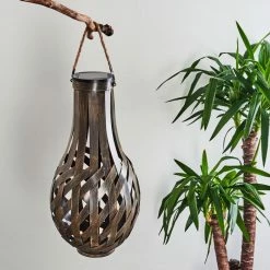 Hofstein Soulé Solarleuchte LED Braun, 1-flammig -Günstiges Solarleuchten Geschäft soule solarleuchte h3391921 6