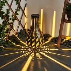 Hofstein Soulé Solarleuchte LED Braun, 1-flammig -Günstiges Solarleuchten Geschäft soule solarleuchte h3391921 7