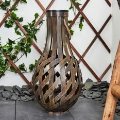 Hofstein Soulé Solarleuchte LED Braun, 1-flammig -Günstiges Solarleuchten Geschäft soule solarleuchte h3391921 8