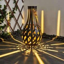 Hofstein Soulé Solarleuchte LED Braun, 1-flammig -Günstiges Solarleuchten Geschäft soule solarleuchte h3391921 9