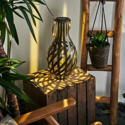 Hofstein Soulé Solarleuchte LED Schwarz, Braun, 1-flammig -Günstiges Solarleuchten Geschäft soule solarleuchte h3418260 10