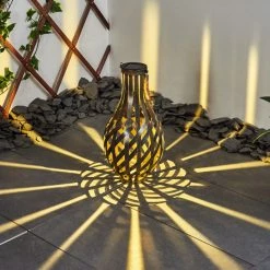 Hofstein Soulé Solarleuchte LED Schwarz, Braun, 1-flammig -Günstiges Solarleuchten Geschäft soule solarleuchte h3418260 8