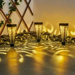 Hofstein Staranzano Solarleuchte LED Gelb, Schwarz, 1-flammig -Günstiges Solarleuchten Geschäft staranzano solarleuchte h3419533 6