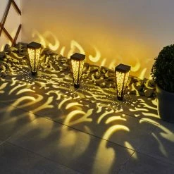 Hofstein Staranzano Solarleuchte LED Gelb, Schwarz, 1-flammig -Günstiges Solarleuchten Geschäft staranzano solarleuchte h3419533 8