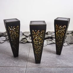 Hofstein Staranzano Solarleuchte LED Gelb, Schwarz, 1-flammig -Günstiges Solarleuchten Geschäft staranzano solarleuchte h3419533 9