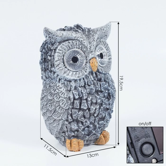 Hofstein Sunderby Solarleuchte LED Grau, Orange, 2-flammig 6 Hofstein Sunderby Solarleuchte LED Grau, Orange, 2-flammig – Bild 4