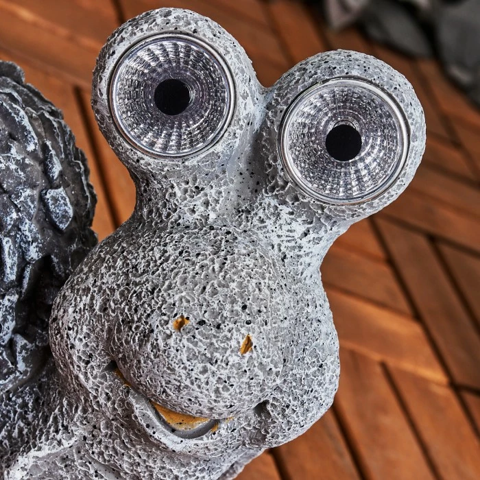 Hofstein Sunderby Solarleuchte LED Grau, Orange, 2-flammig 5 Hofstein Sunderby Solarleuchte LED Grau, Orange, 2-flammig – Bild 3