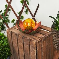 Hofstein Taft Solarleuchte LED Grün, Kupferfarben, 1-flammig -Günstiges Solarleuchten Geschäft taft solarleuchte h3409503 10