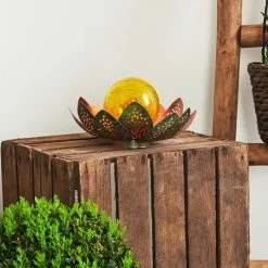 Hofstein Taft Solarleuchte LED Grün, Kupferfarben, 1-flammig -Günstiges Solarleuchten Geschäft taft solarleuchte h3409503 13