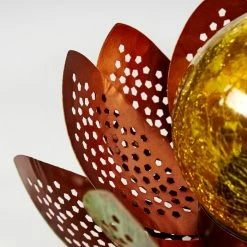 Hofstein Taft Solarleuchte LED Grün, Kupferfarben, 1-flammig -Günstiges Solarleuchten Geschäft taft solarleuchte h3409503 2