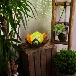 Hofstein Taft Solarleuchte LED Grün, Kupferfarben, 1-flammig -Günstiges Solarleuchten Geschäft taft solarleuchte h3419519 1