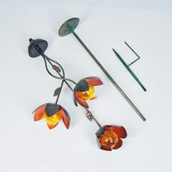 Hofstein Taft Solarleuchte LED Schwarz, Gr&uuml;n, Kupferfarben, 3-flammig -Günstiges Solarleuchten Geschäft taft solarleuchte h3425688 4