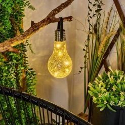 Hofstein Tian Solarleuchte LED Schwarz, 1-flammig -Günstiges Solarleuchten Geschäft tian solarleuchte h3306031 do1 12