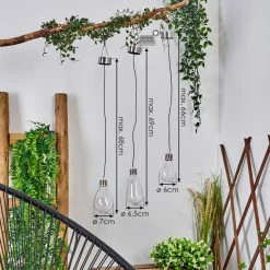 Hofstein Tiltil Solarleuchte 3-er Set LED Edelstahl, 3-flammig -Günstiges Solarleuchten Geschäft tiltil solarleuchte 3 er set h3590522 3