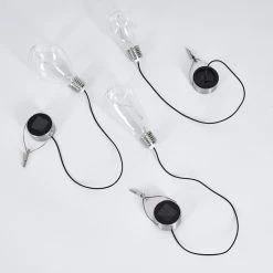 Hofstein Tiltil Solarleuchte 3-er Set LED Edelstahl, 3-flammig -Günstiges Solarleuchten Geschäft tiltil solarleuchte 3 er set h3590522 4