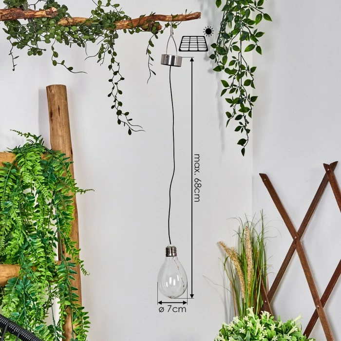 Hofstein Tiltil Solarleuchte 5-er Set LED Edelstahl, 5-flammig 6 Hofstein Tiltil Solarleuchte 5-er Set LED Edelstahl, 5-flammig – Bild 4