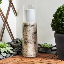 Hofstein Tivedstorp Solarleuchte LED Holzoptik, 12-flammig -Günstiges Solarleuchten Geschäft tivedstorp solarleuchte h3419663 1