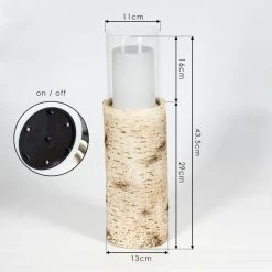 Hofstein Tivedstorp Solarleuchte LED Holzoptik, 12-flammig -Günstiges Solarleuchten Geschäft tivedstorp solarleuchte h3419663 3