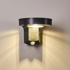 Hofstein Townsville Solar-Außenwandleuchte LED Schwarz, 1-flammig, Bewegungsmelder 32 Hofstein Townsville Solar-Außenwandleuchte LED Schwarz, 1-flammig, Bewegungsmelder -Günstiges Solarleuchten Geschäft townsville solar aussenwandleuchte h3304853 do1 12