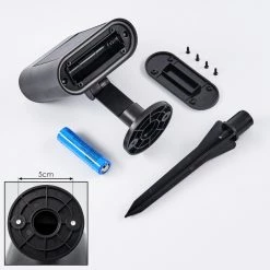 Hofstein Usmagama Solarwandleuchte LED Schwarz, 1-flammig, Bewegungsmelder -Günstiges Solarleuchten Geschäft usmagama solarwandleuchte h3651162 4