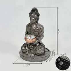 Hofstein Valfurva Solarleuchte LED Grau, Kupferfarben, 1-flammig 15 Hofstein Valfurva Solarleuchte LED Grau, Kupferfarben, 1-flammig -Günstiges Solarleuchten Geschäft valfurva solarleuchte h3426210 3