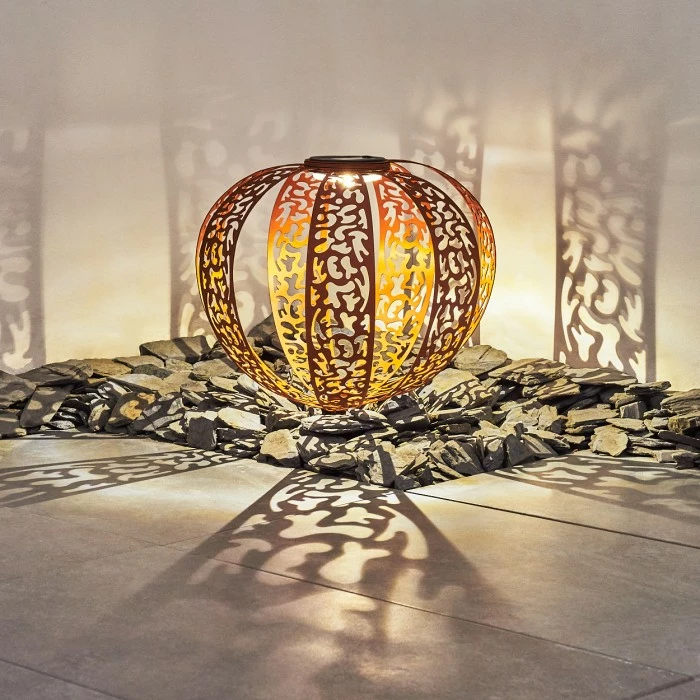 Hofstein Wasalea Solar-Kugelleuchte LED Schwarz, Bronze, 1-flammig 14 Hofstein Wasalea Solar-Kugelleuchte LED Schwarz, Bronze, 1-flammig – Bild 12