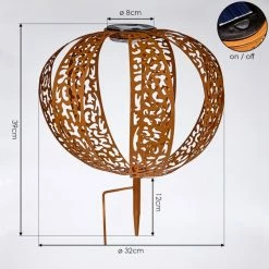 Hofstein Wasalea Solar-Kugelleuchte LED Schwarz, Bronze, 1-flammig 18 Hofstein Wasalea Solar-Kugelleuchte LED Schwarz, Bronze, 1-flammig -Günstiges Solarleuchten Geschäft wasalea solar kugelleuchte h3409565 3