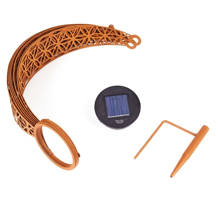 Hofstein Wasalea Solar-Kugelleuchte LED Schwarz, Bronze, 1-flammig 7 Hofstein Wasalea Solar-Kugelleuchte LED Schwarz, Bronze, 1-flammig – Bild 5