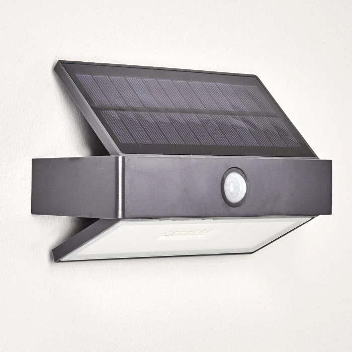 Hofstein Wiborg Solar-Außenwandleuchte LED Anthrazit, 1-flammig, Bewegungsmelder 19 Hofstein Wiborg Solar-Außenwandleuchte LED Anthrazit, 1-flammig, Bewegungsmelder – Bild 17