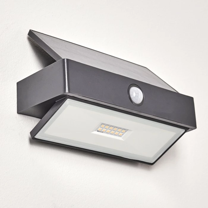 Hofstein Wiborg Solar-Außenwandleuchte LED Anthrazit, 1-flammig, Bewegungsmelder 7 Hofstein Wiborg Solar-Außenwandleuchte LED Anthrazit, 1-flammig, Bewegungsmelder – Bild 5