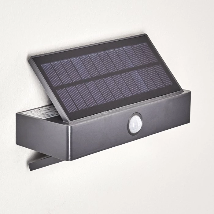 Hofstein Wiborg Solar-Außenwandleuchte LED Anthrazit, 1-flammig, Bewegungsmelder 8 Hofstein Wiborg Solar-Außenwandleuchte LED Anthrazit, 1-flammig, Bewegungsmelder – Bild 6