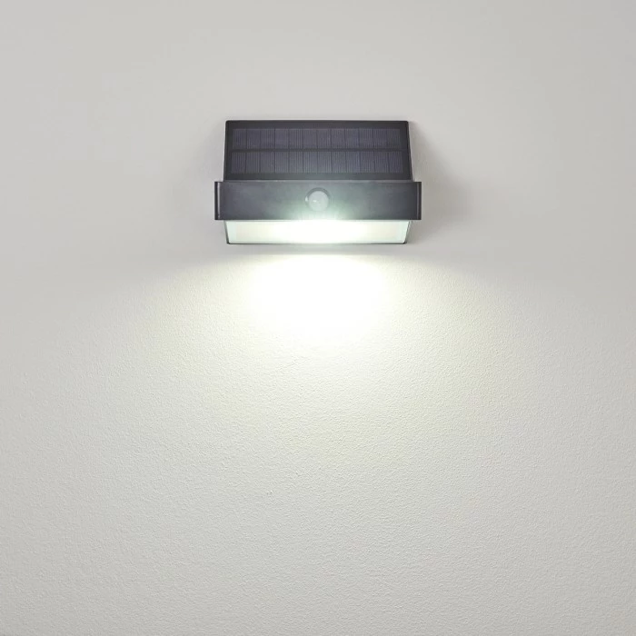 Hofstein Wiborg Solar-Außenwandleuchte LED Anthrazit, 1-flammig, Bewegungsmelder 9 Hofstein Wiborg Solar-Außenwandleuchte LED Anthrazit, 1-flammig, Bewegungsmelder – Bild 7